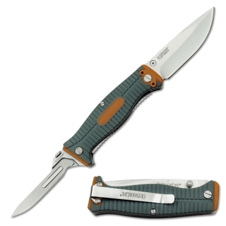 Outdoor Life DUAL POCKET KNIFE Manual Folding Knife (Clamshell) - OL-FDR002OGN
