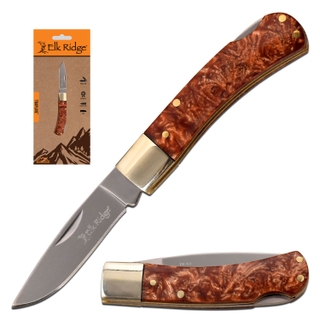 Elk Ridge TRAPLINE Manual Folding Knife (Clamshell) - ER-951BRCS