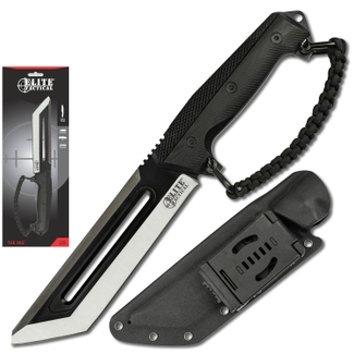 Elite Tactical THE RIG Fixed Blade Knife (Clamshell) - ET-FIX004BKCS